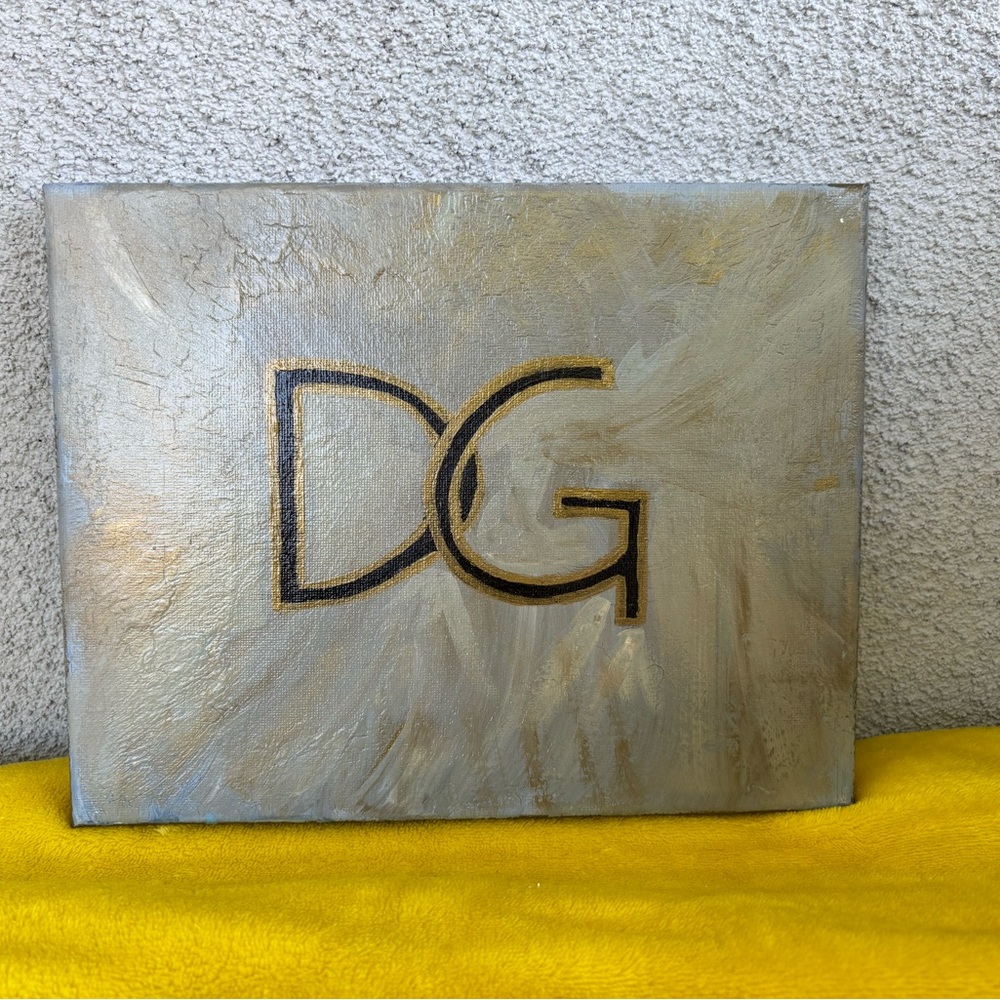 Dolce & Gabbana Metallic Canvas with Gold Accents